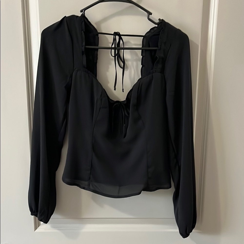 Elegant Black Women's Top